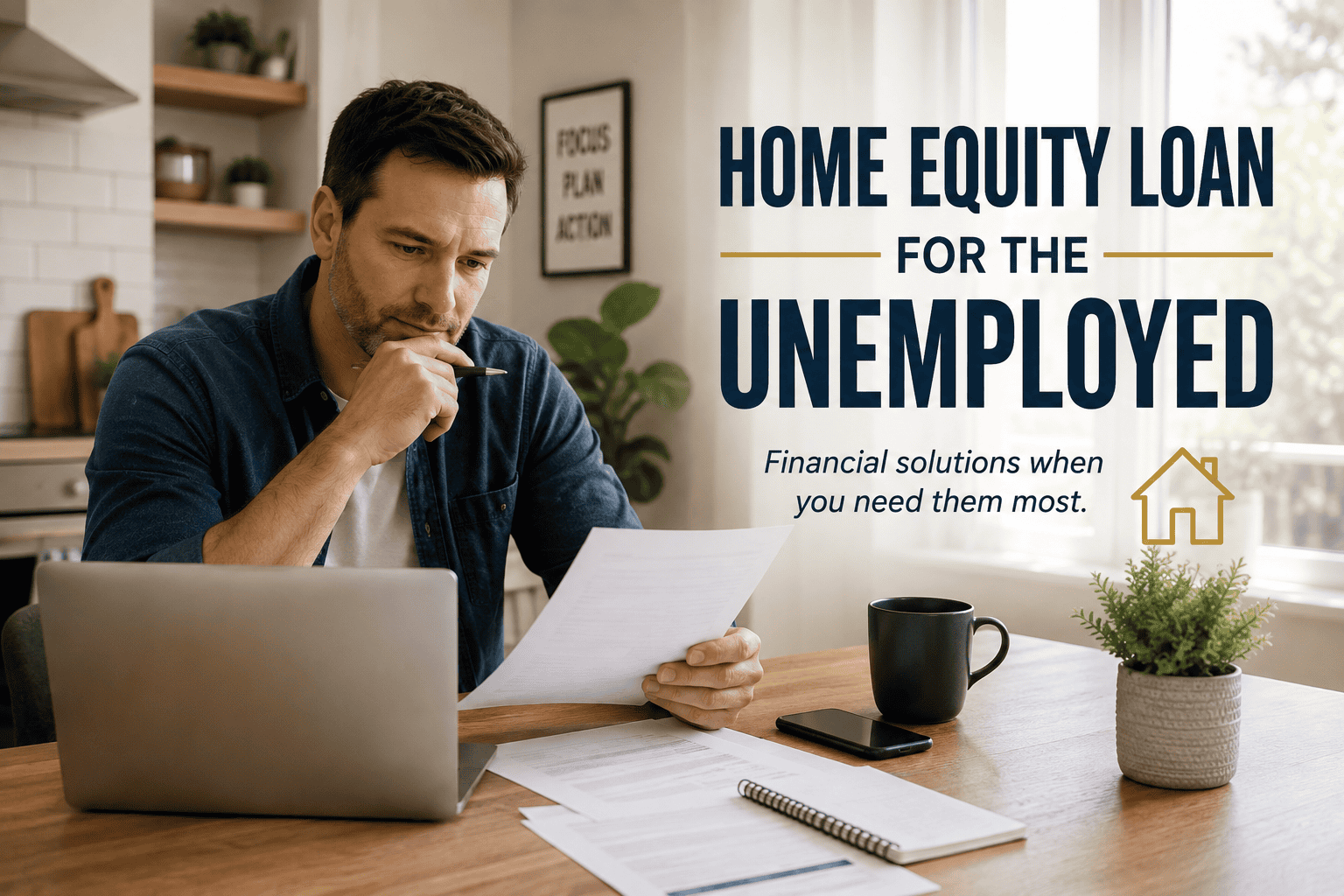 Home equity loan for the unemployed — Canadian homeowner reviewing options