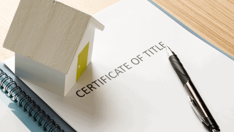 keeping your title certificate