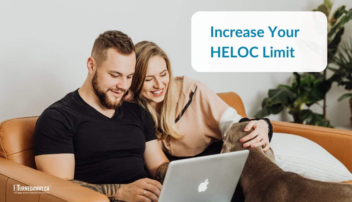 happy couple leveraging readvanceable mortgage