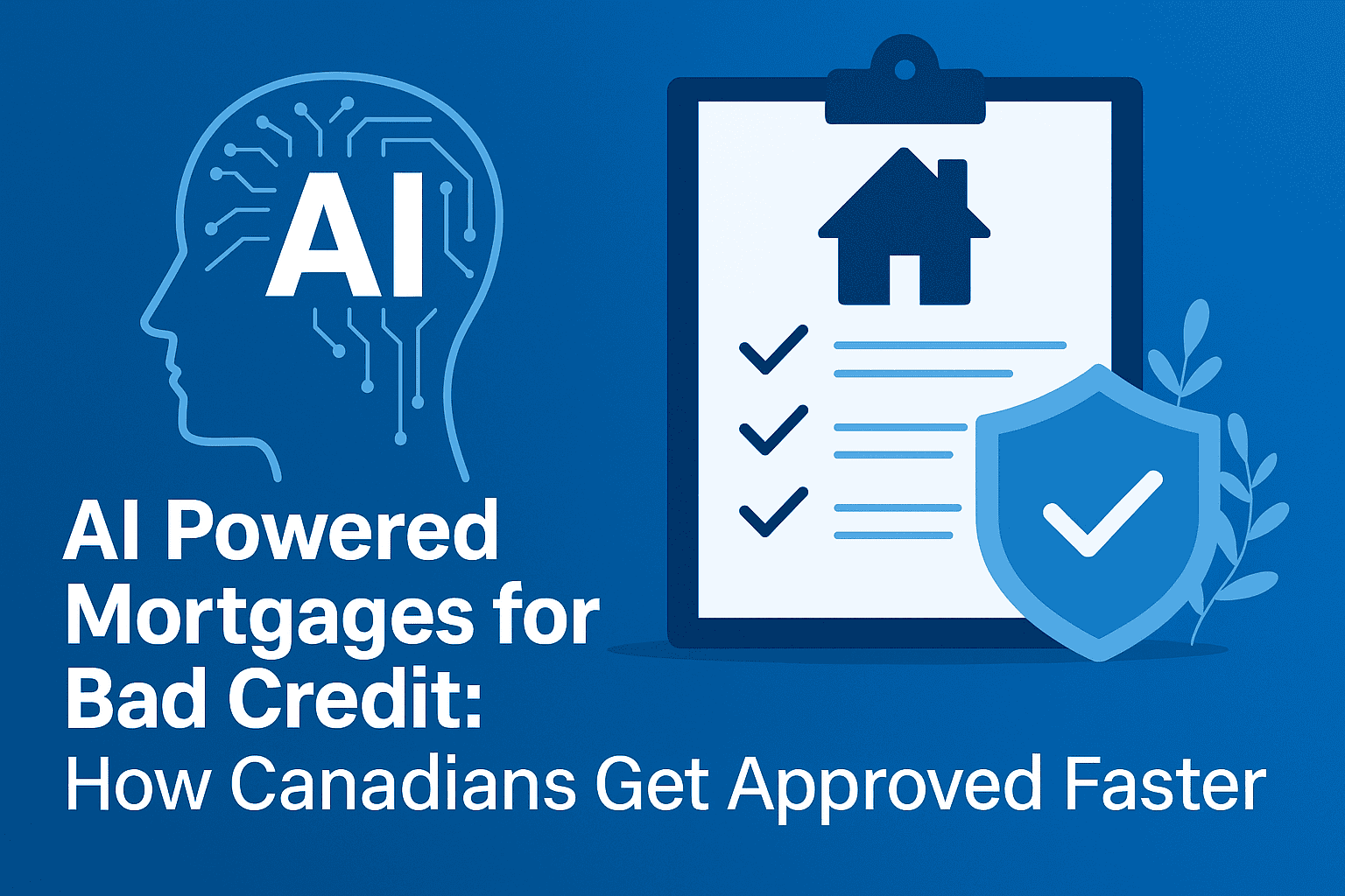 AI Powered Mortgages for Bad Credit: How Canadians Get Approved Faster