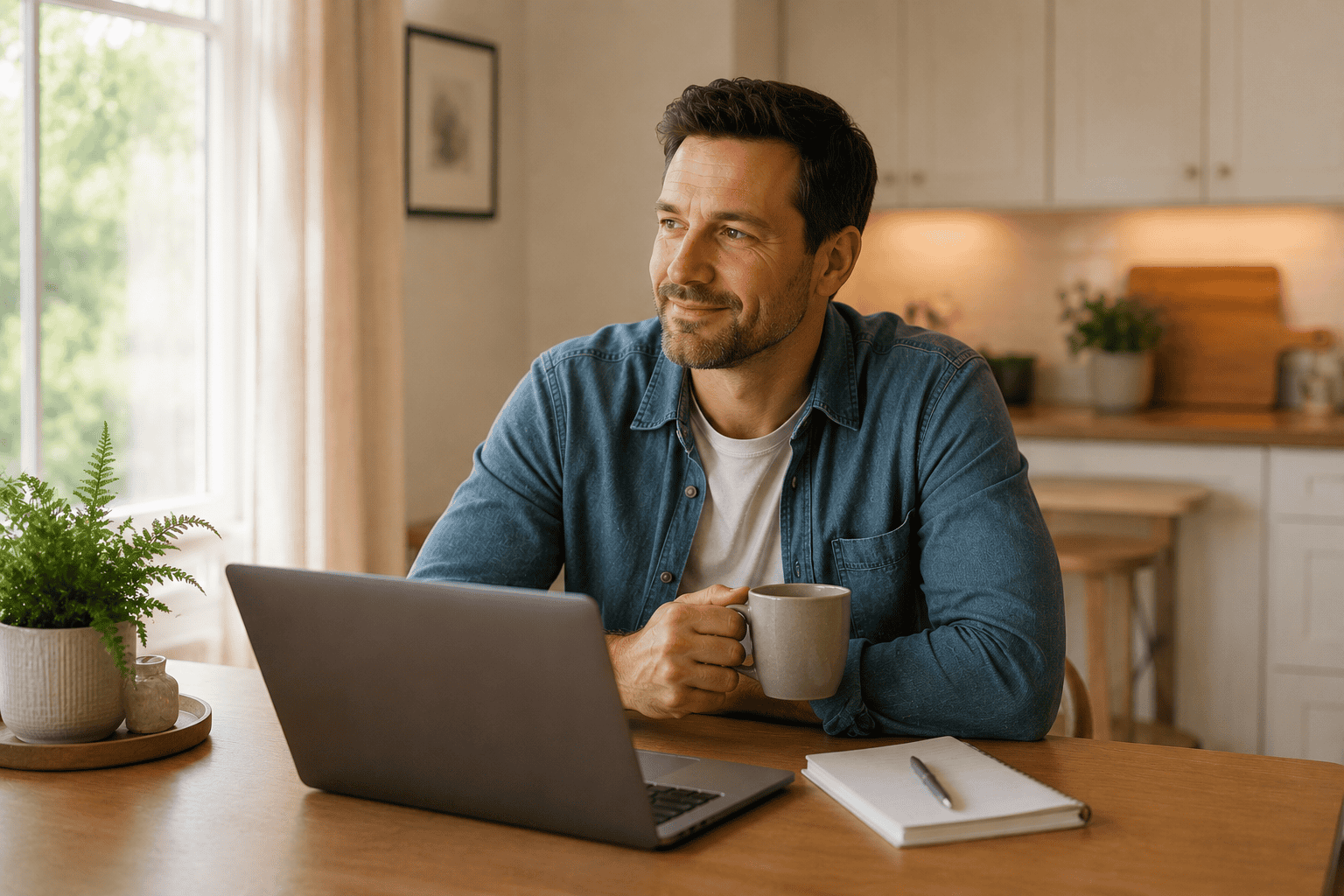 Ontario homeowner reviewing bad credit mortgage options at home