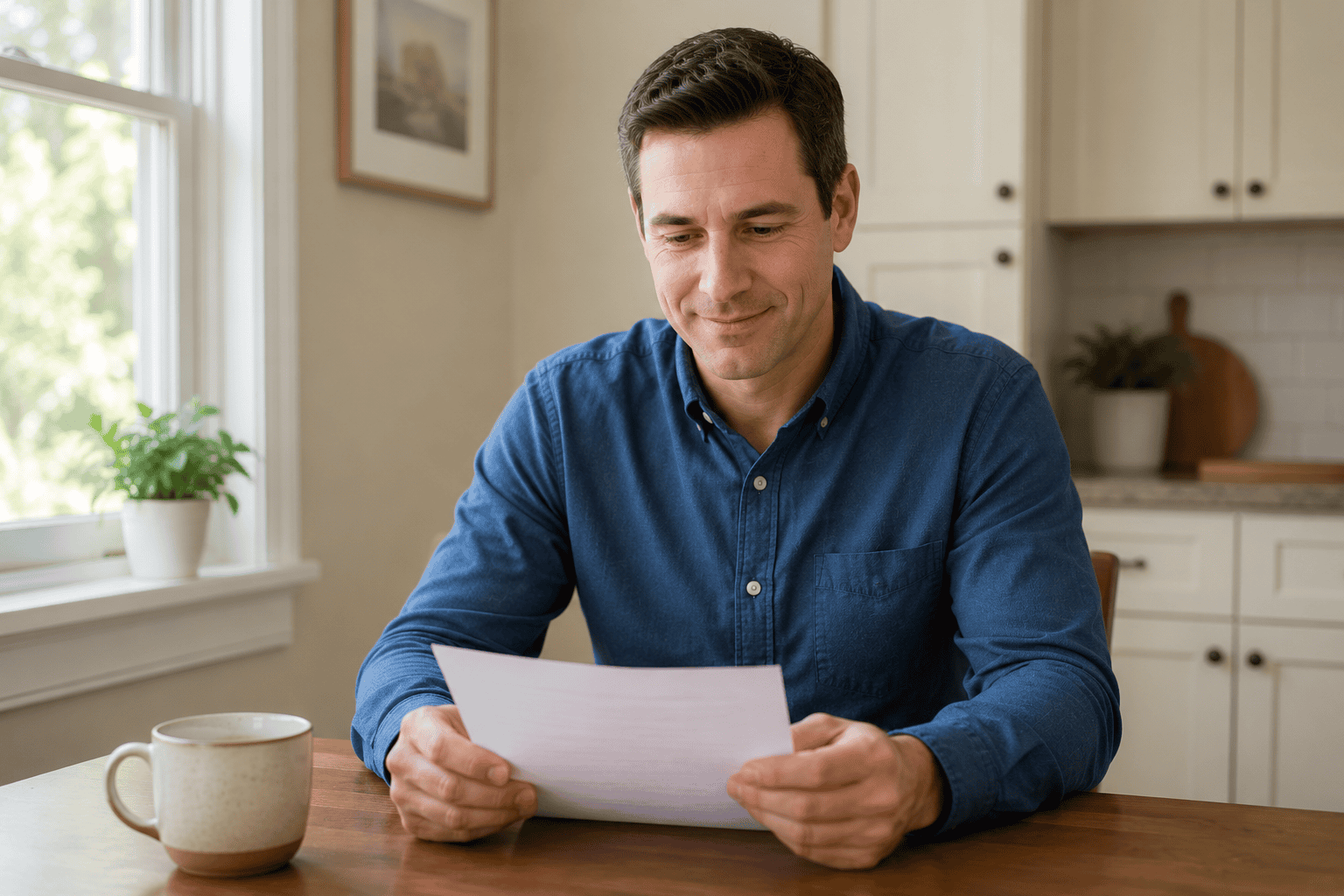 Ontario homeowner reviewing home equity loan approval after consolidating debt