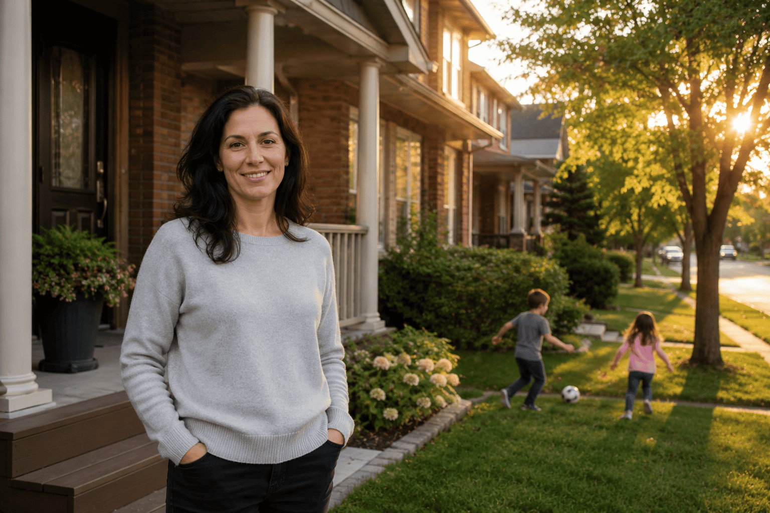 Ontario homeowner qualifying for a home equity loan to stay in the family home