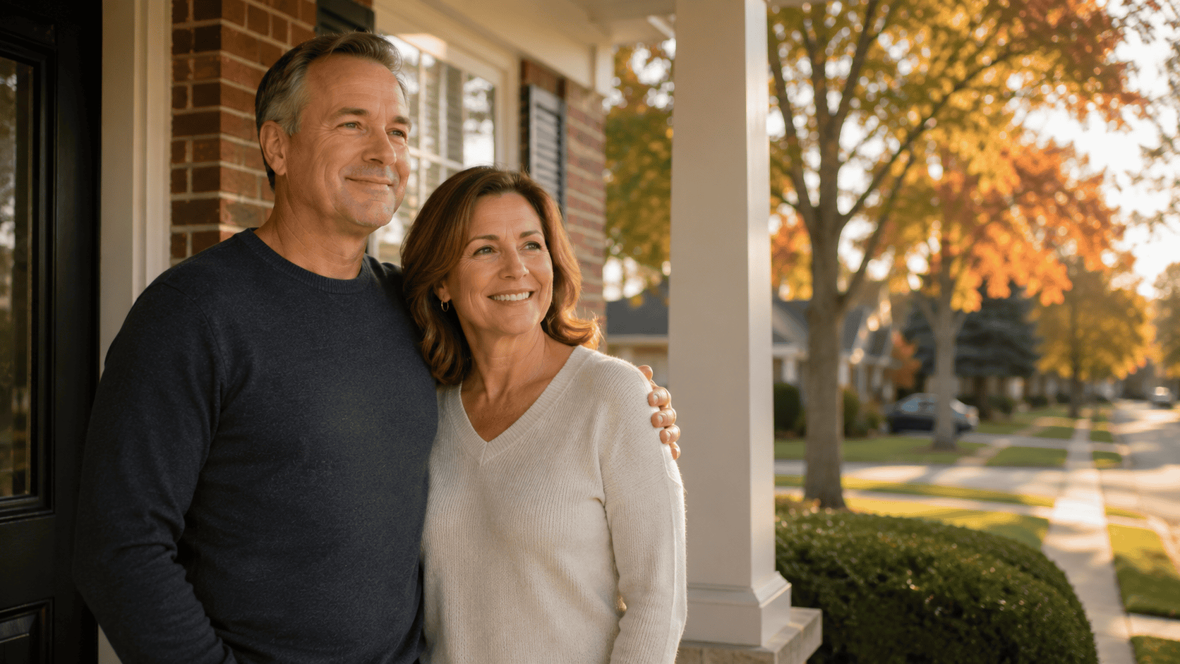 Ontario family standing outside their home after clearing property tax arrears