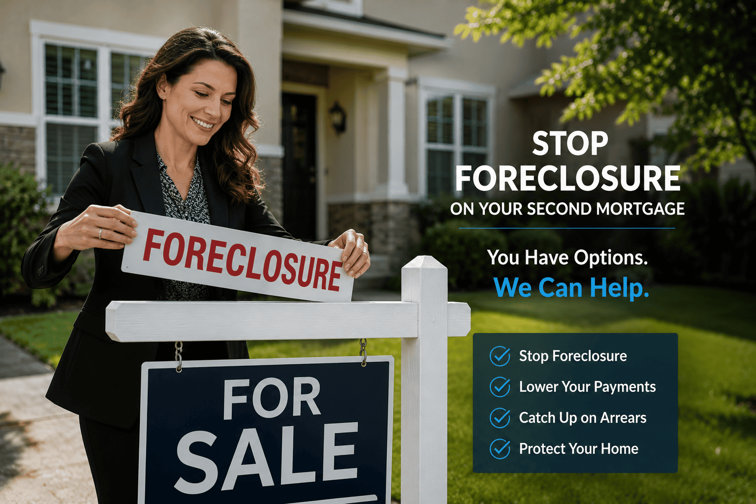 How To Stop a Second Mortgage Foreclosure?